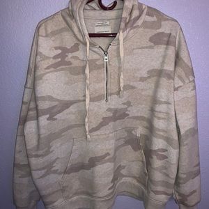 American Eagle oversized camo hoodie